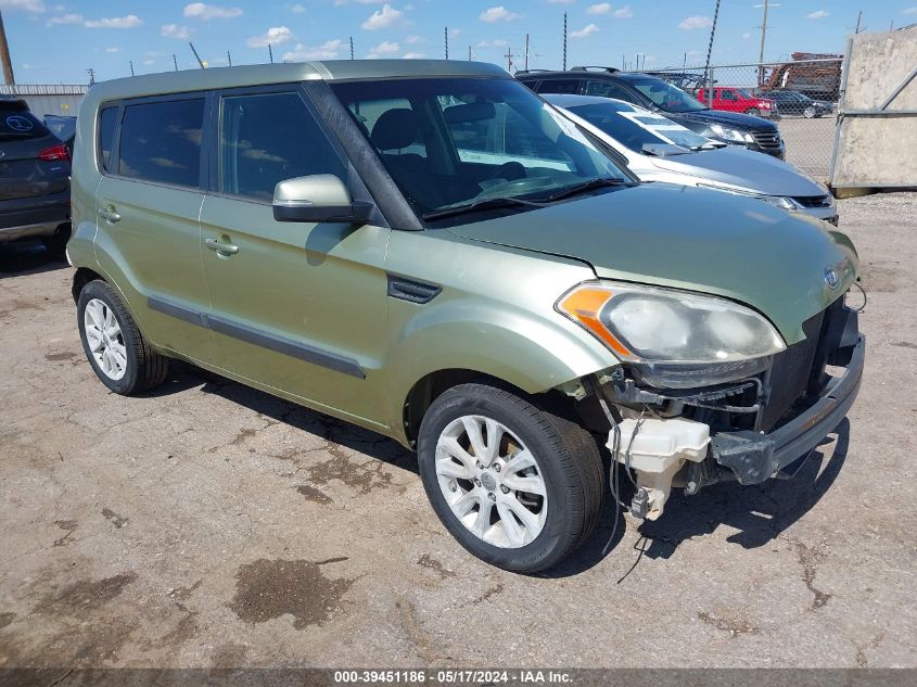 2012 Kia Soul + VIN: KNDJT2A67C7381402 Lot: 39451186