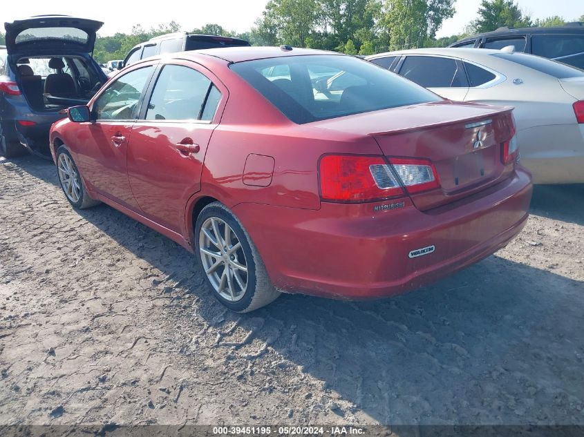 2012 Mitsubishi Galant Es/Se VIN: 4A32B3FF7CE009203 Lot: 39451195