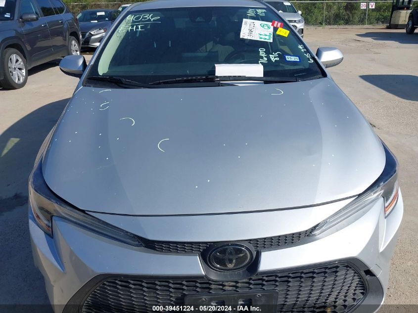 2022 Toyota Corolla Le VIN: JTDEPMAE6N3017068 Lot: 39451224