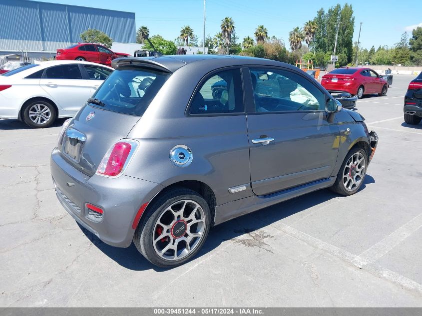 2012 Fiat 500 Sport VIN: 3C3CFFBR8CT127889 Lot: 39451244