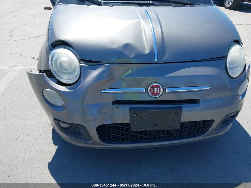 2012 Fiat 500 Sport VIN: 3C3CFFBR8CT127889 Lot: 39451244