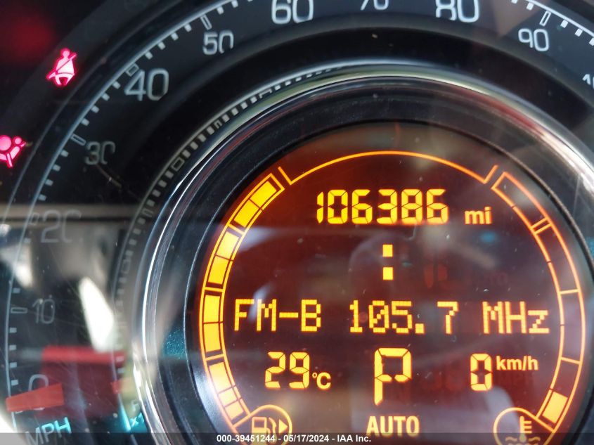 2012 Fiat 500 Sport VIN: 3C3CFFBR8CT127889 Lot: 39451244