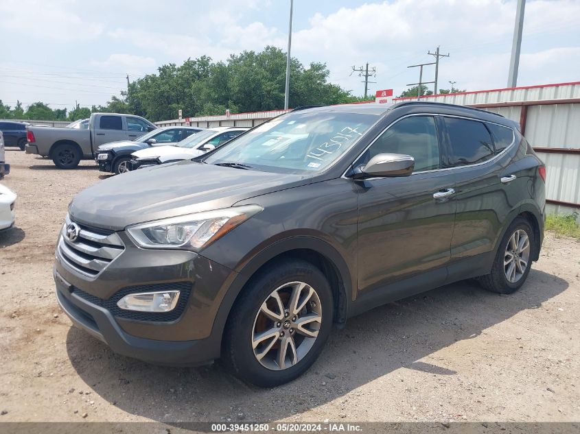 2014 HYUNDAI SANTA FE SPORT 2.0L TURBO - 5XYZU3LA2EG143017