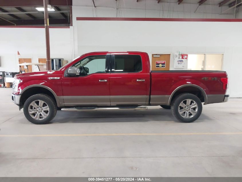 2018 Ford F-150 Lariat VIN: 1FTFW1EG8JFA44802 Lot: 39451277