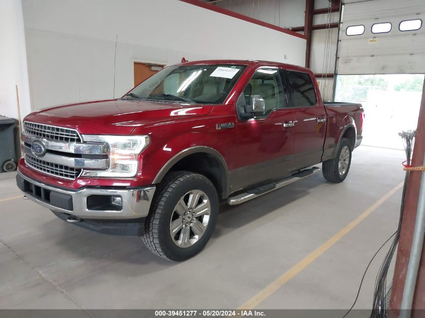 2018 Ford F-150 Lariat VIN: 1FTFW1EG8JFA44802 Lot: 39451277