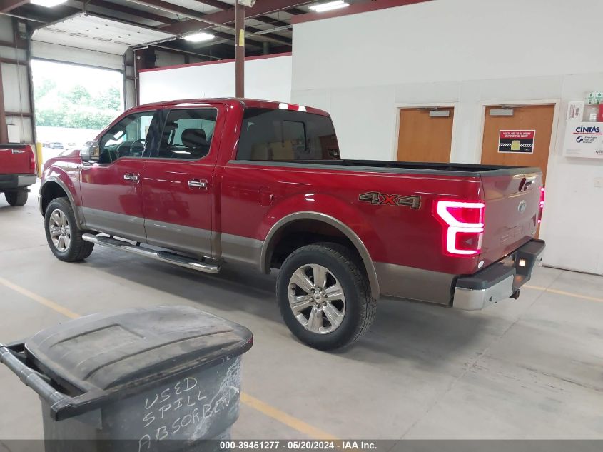 2018 Ford F-150 Lariat VIN: 1FTFW1EG8JFA44802 Lot: 39451277