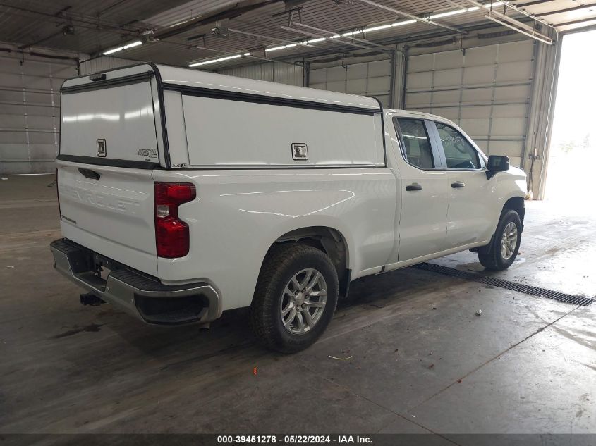 VIN 1GCRYAEH7MZ353616 2021 CHEVROLET SILVERADO 1500 no.4