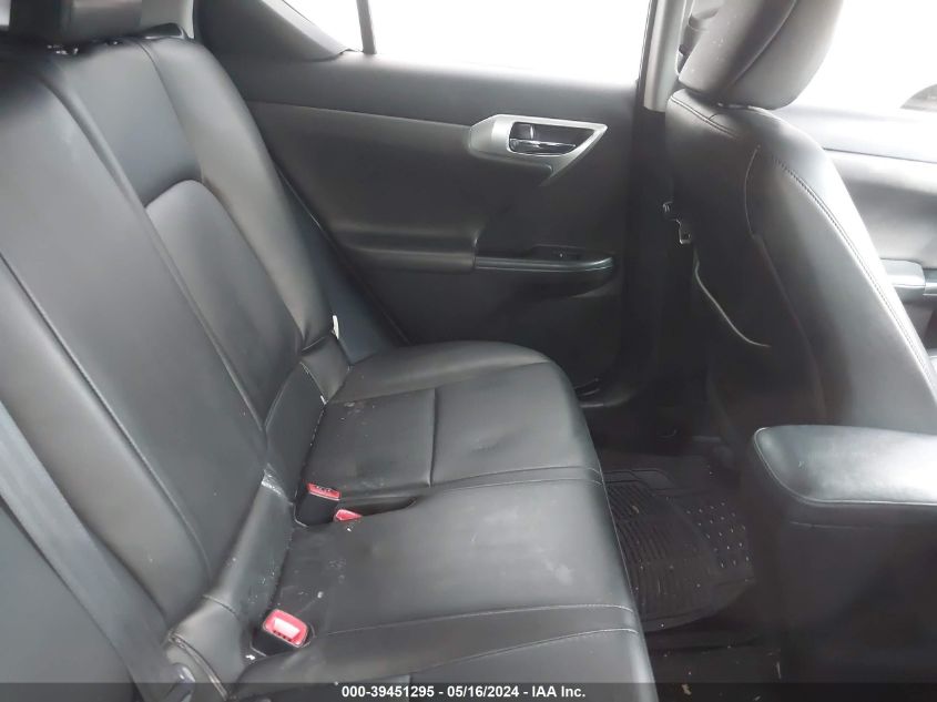 2012 Lexus Ct 200H Premium VIN: JTHKD5BH1C2114027 Lot: 39451295