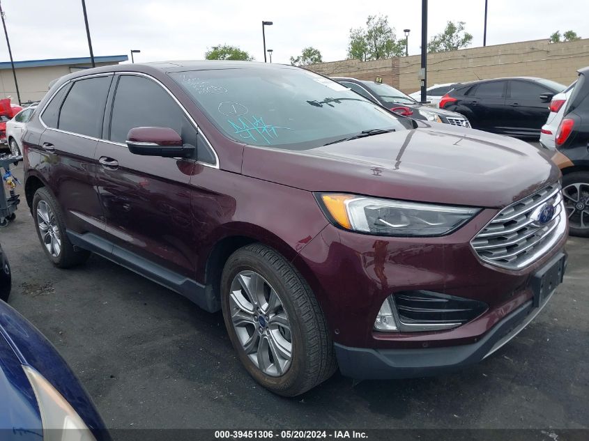 2019 Ford Edge Titanium VIN: 2FMPK3K90KBB37233 Lot: 39451306