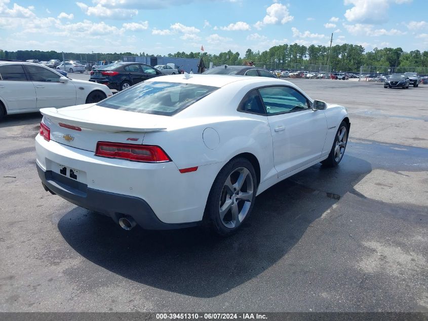 2014 Chevrolet Camaro 2Lt VIN: 2G1FC1E34E9258909 Lot: 39451310