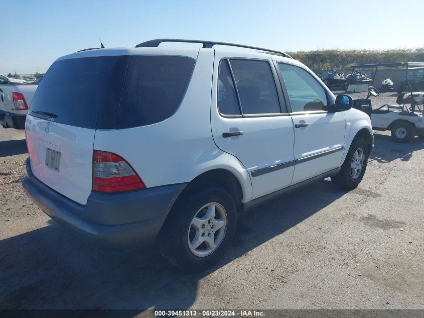 1999 Mercedes-Benz Ml 320 VIN: 4JGAB54EXXA134242 Lot: 39451313