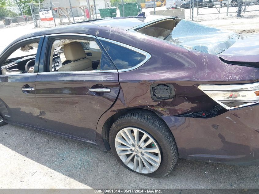 2013 Toyota Avalon Hybrid Limited VIN: 4T1BD1EB6DU010040 Lot: 39451314