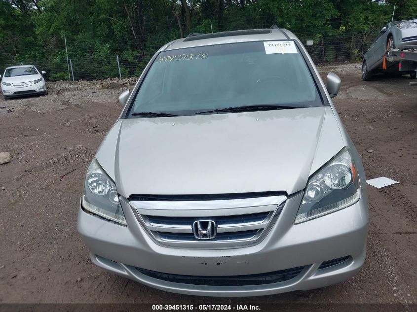 2006 Honda Odyssey Ex-L VIN: 5FNRL38606B090365 Lot: 39451315