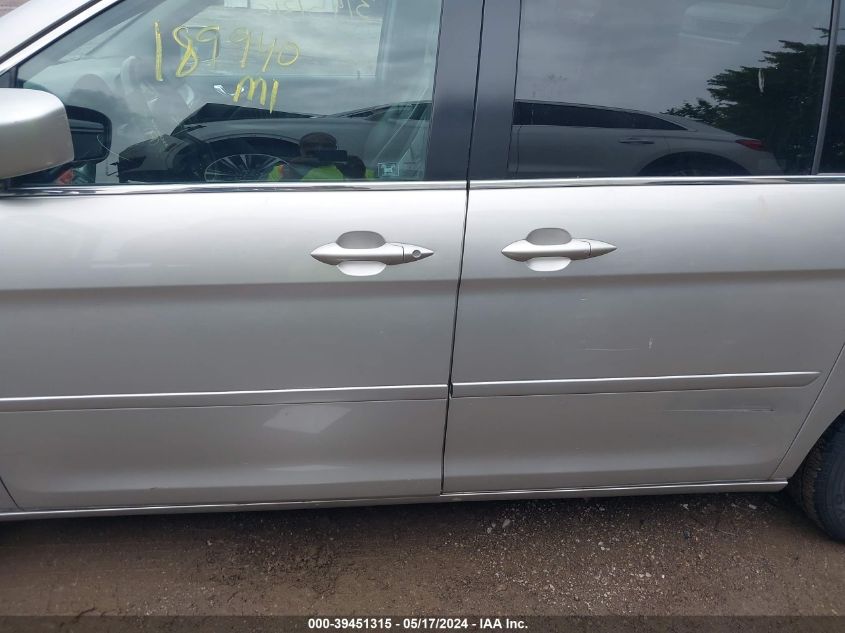 2006 Honda Odyssey Ex-L VIN: 5FNRL38606B090365 Lot: 39451315