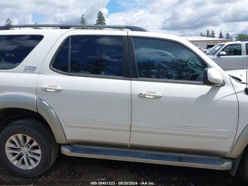 2003 Toyota Sequoia Sr5 V8 VIN: 5TDZT34A83S181806 Lot: 39451323