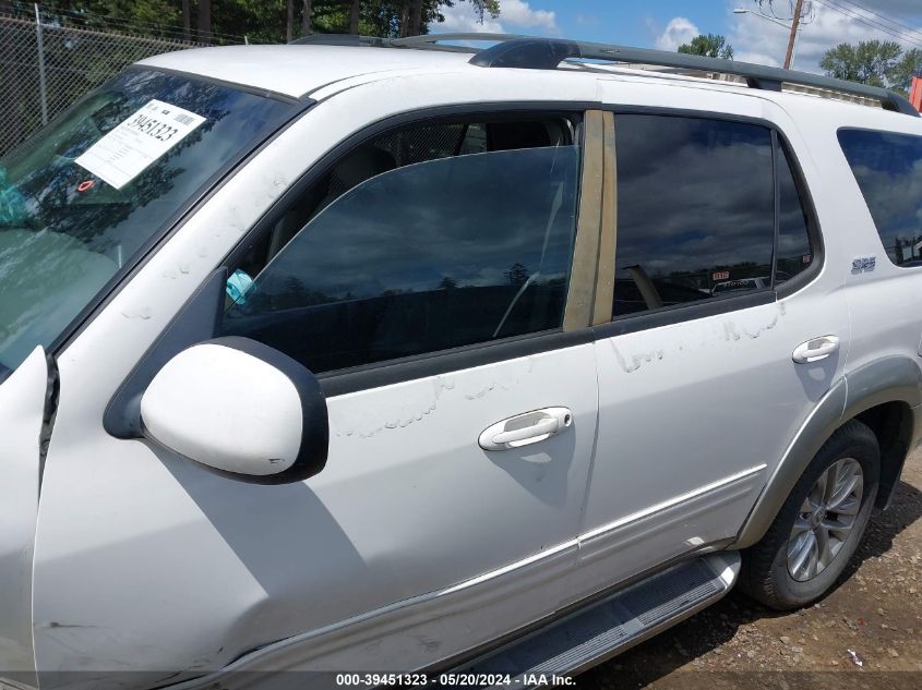 2003 Toyota Sequoia Sr5 V8 VIN: 5TDZT34A83S181806 Lot: 39451323