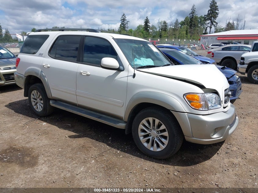 2003 Toyota Sequoia Sr5 V8 VIN: 5TDZT34A83S181806 Lot: 39451323
