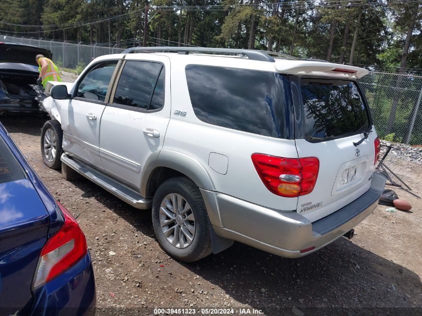 2003 Toyota Sequoia Sr5 V8 VIN: 5TDZT34A83S181806 Lot: 39451323