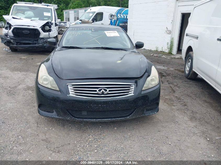 2010 Infiniti G37 VIN: JN1CV6FEXAM354707 Lot: 39451329
