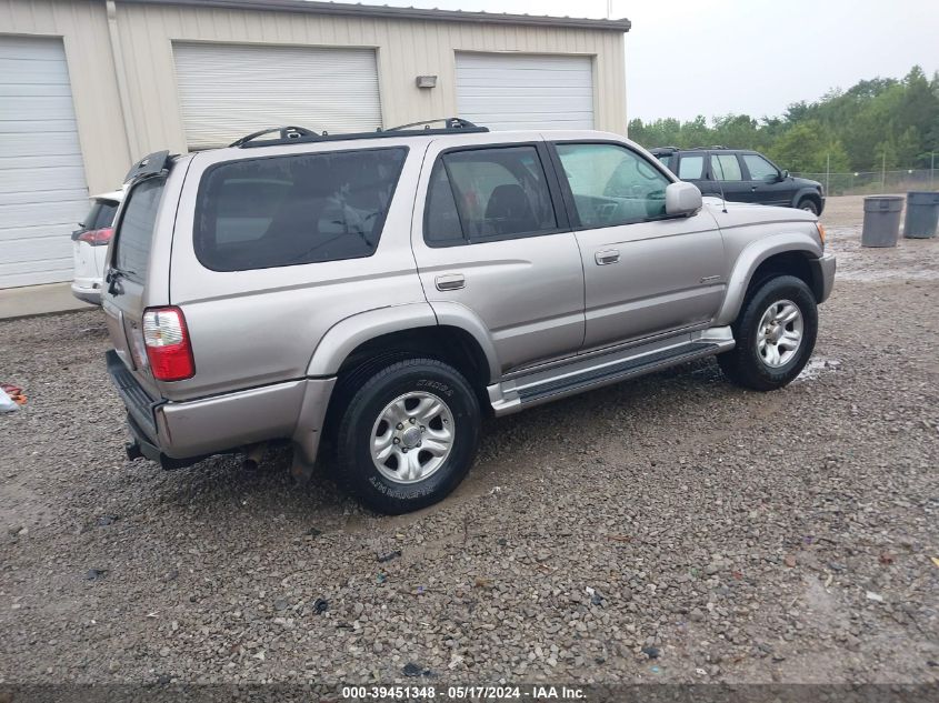 2002 Toyota 4Runner Sr5 V6 VIN: JT3GN86R320248190 Lot: 39451348