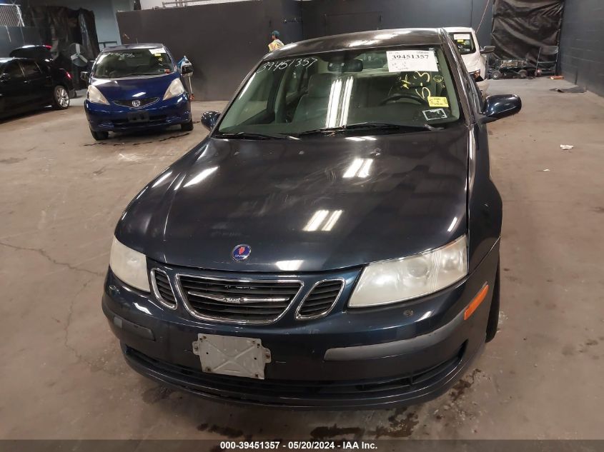 2006 Saab 9-3 2.0T VIN: YS3FD49YX61029631 Lot: 39451357