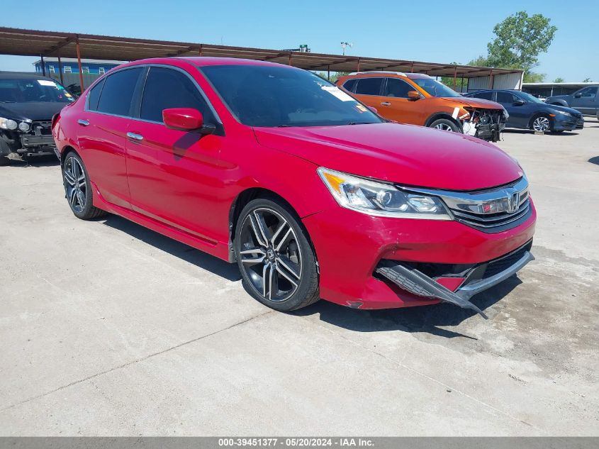 2016 Honda Accord Sport VIN: 1HGCR2F65GA076412 Lot: 39451377