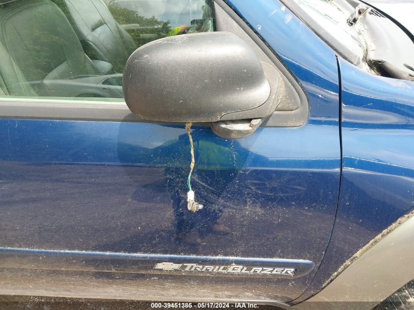 2002 Chevrolet Trailblazer Ltz VIN: 1GNDT13S922291723 Lot: 39451385