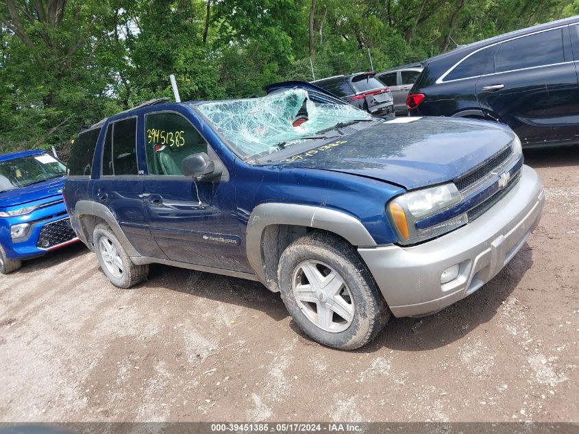 2002 Chevrolet Trailblazer Ltz VIN: 1GNDT13S922291723 Lot: 39451385