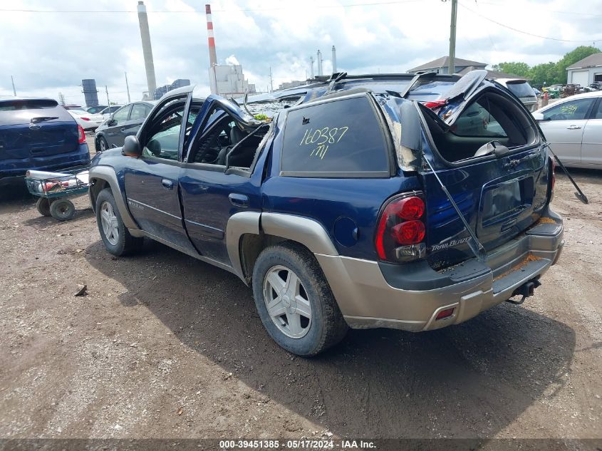 2002 Chevrolet Trailblazer Ltz VIN: 1GNDT13S922291723 Lot: 39451385