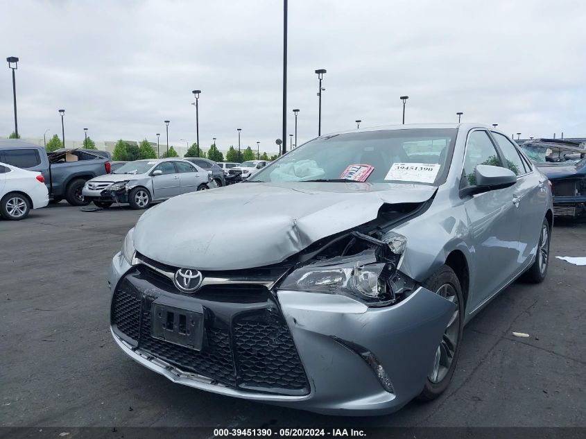 2016 Toyota Camry Se VIN: 4T1BF1FK8GU255970 Lot: 39451390