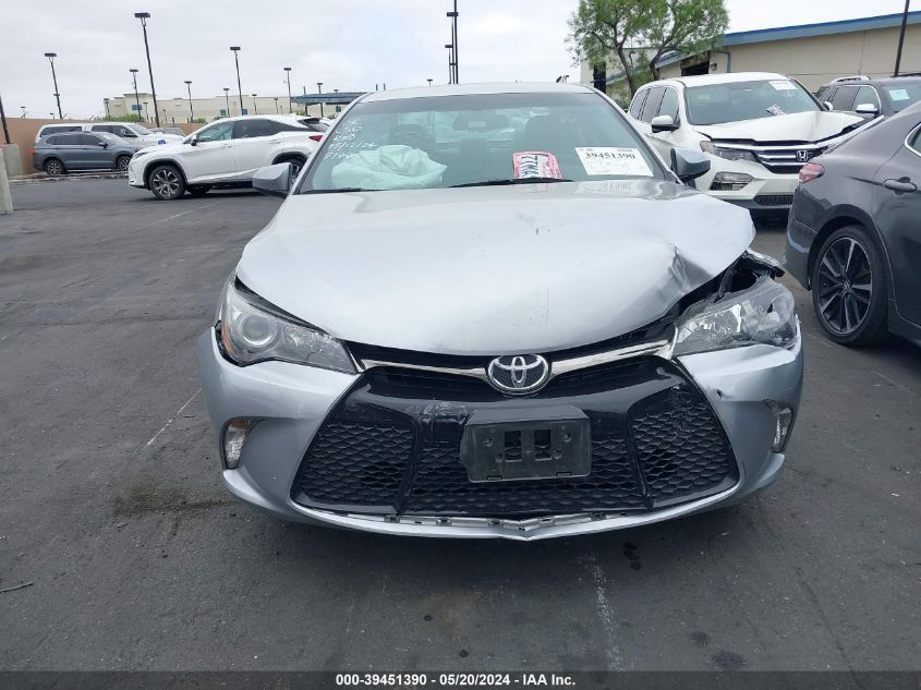 2016 Toyota Camry Se VIN: 4T1BF1FK8GU255970 Lot: 39451390