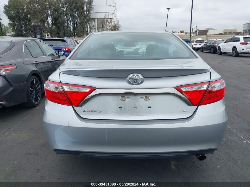 2016 Toyota Camry Se VIN: 4T1BF1FK8GU255970 Lot: 39451390