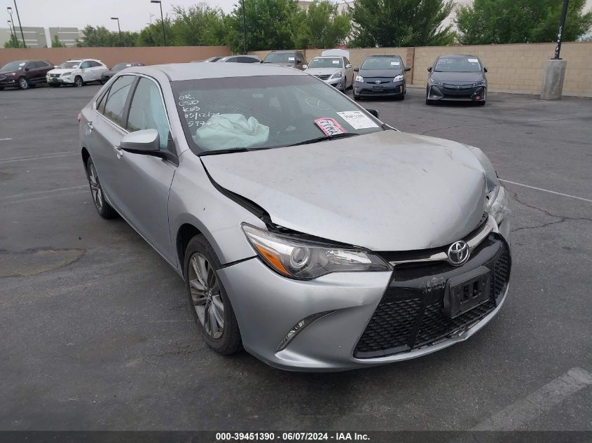 2016 Toyota Camry Se VIN: 4T1BF1FK8GU255970 Lot: 39451390