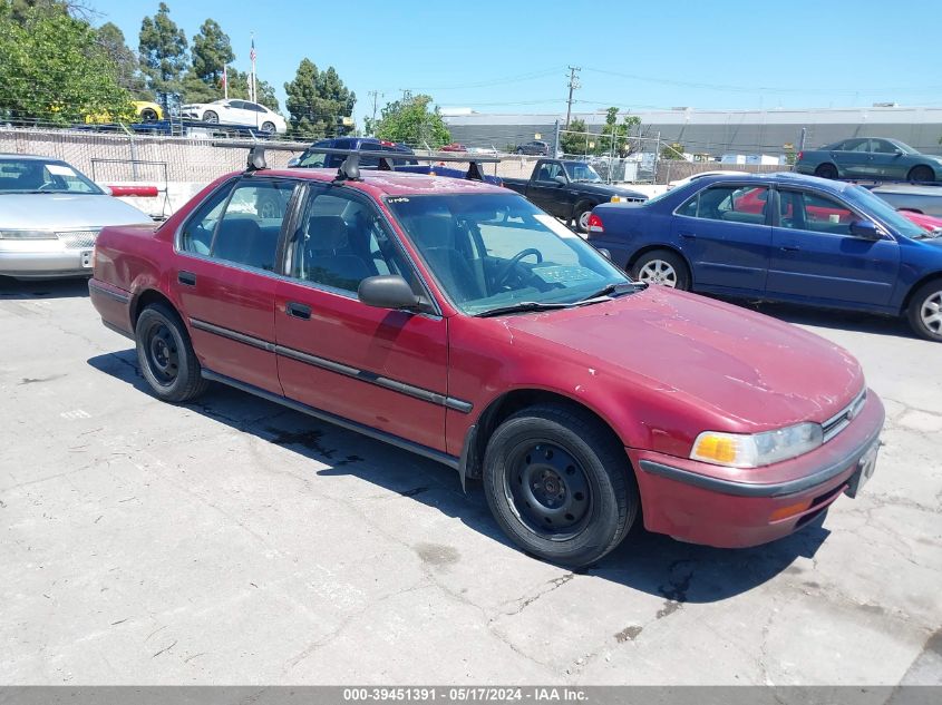 1992 Honda Accord Dx VIN: 1HGCB7645NA212051 Lot: 39451391