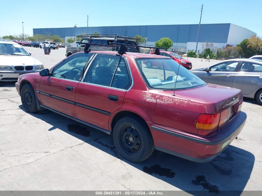 1992 Honda Accord Dx VIN: 1HGCB7645NA212051 Lot: 39451391