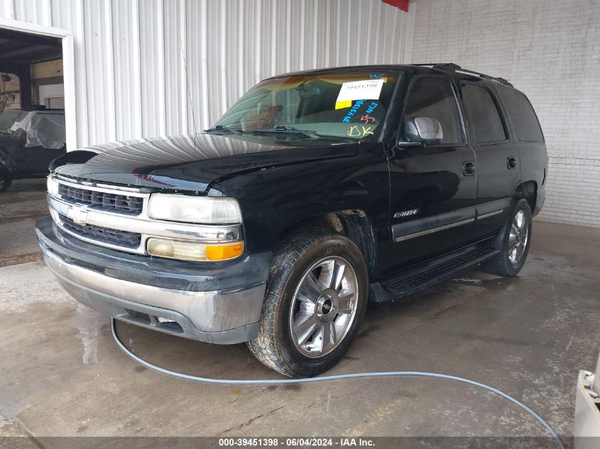 2002 Chevrolet Tahoe Ls VIN: 1GNEC13V72R268544 Lot: 39451398