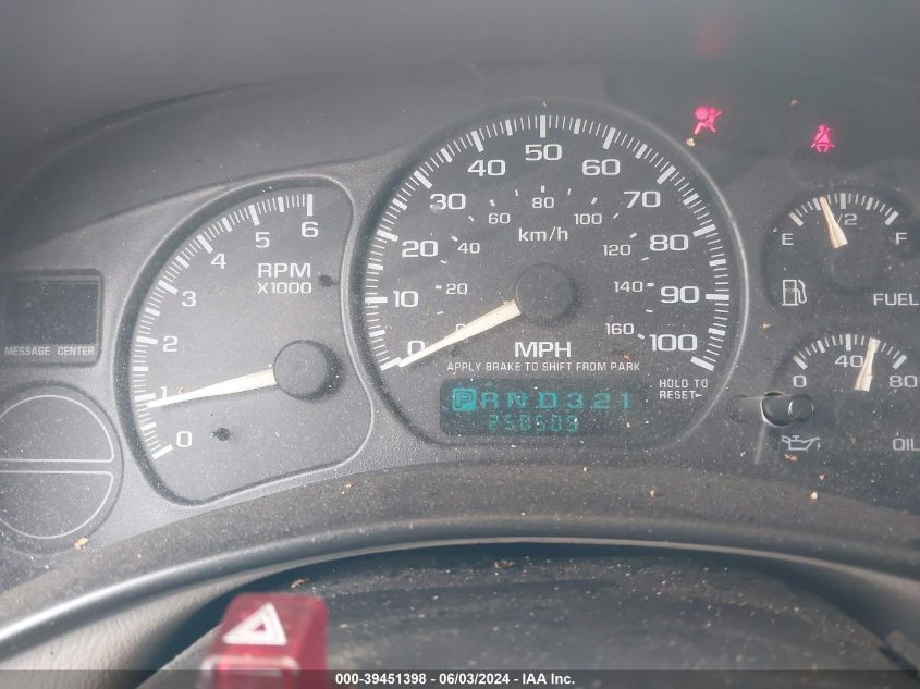 2002 Chevrolet Tahoe Ls VIN: 1GNEC13V72R268544 Lot: 39451398