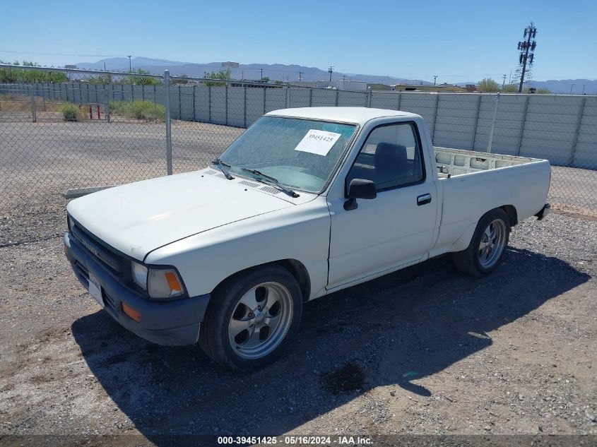 1991 Toyota Pickup 1/2 Ton Short Wheelbase VIN: JT4RN81A0M0076581 Lot: 39451425