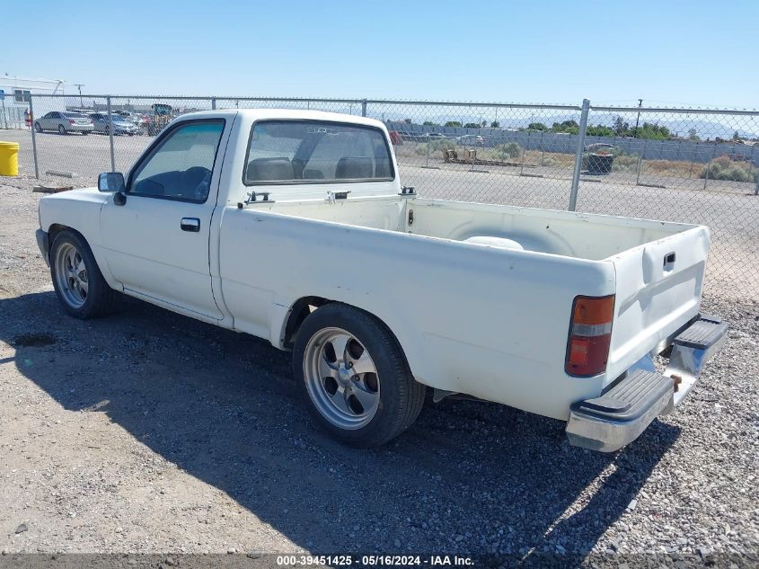 1991 Toyota Pickup 1/2 Ton Short Wheelbase VIN: JT4RN81A0M0076581 Lot: 39451425