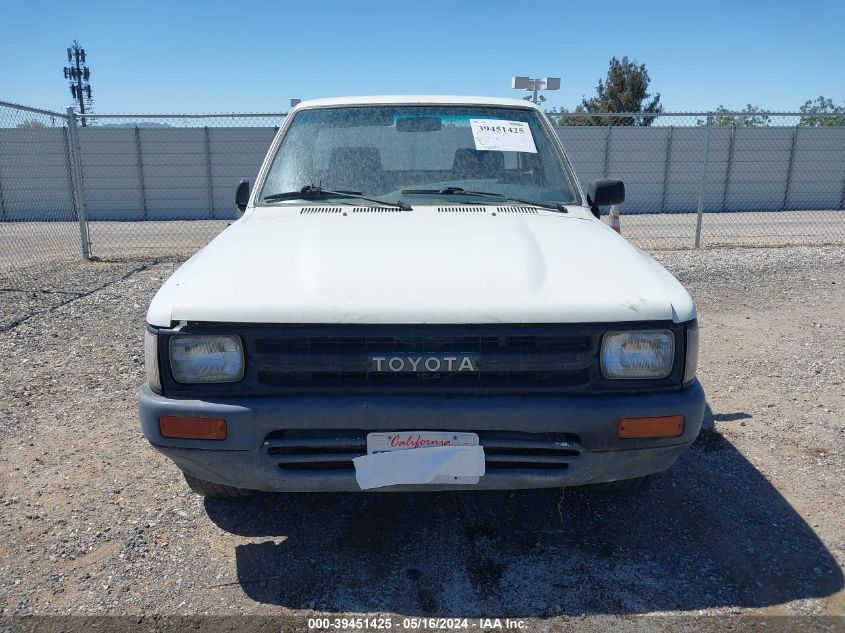 1991 Toyota Pickup 1/2 Ton Short Wheelbase VIN: JT4RN81A0M0076581 Lot: 39451425