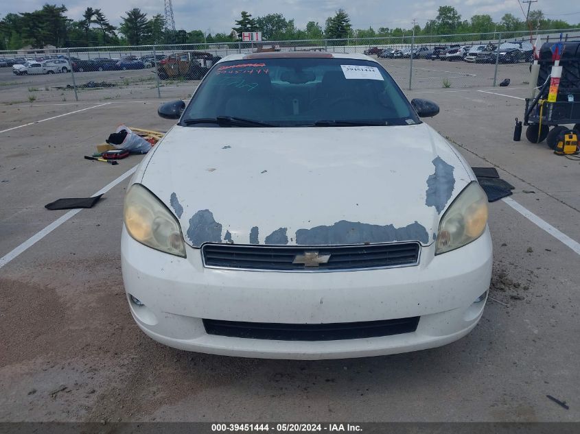 2006 Chevrolet Monte Carlo Ltz VIN: 2G1WN151269255016 Lot: 39451444