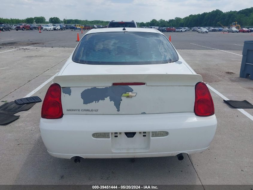 2006 Chevrolet Monte Carlo Ltz VIN: 2G1WN151269255016 Lot: 39451444