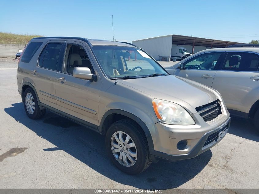 2005 Honda Cr-V Se VIN: JHLRD78965C050353 Lot: 39451447