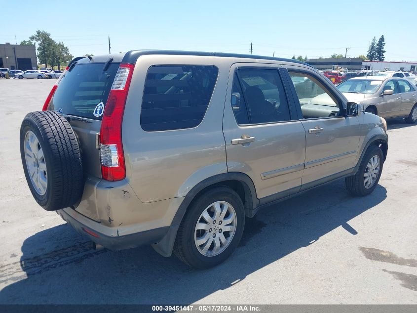 2005 Honda Cr-V Se VIN: JHLRD78965C050353 Lot: 39451447