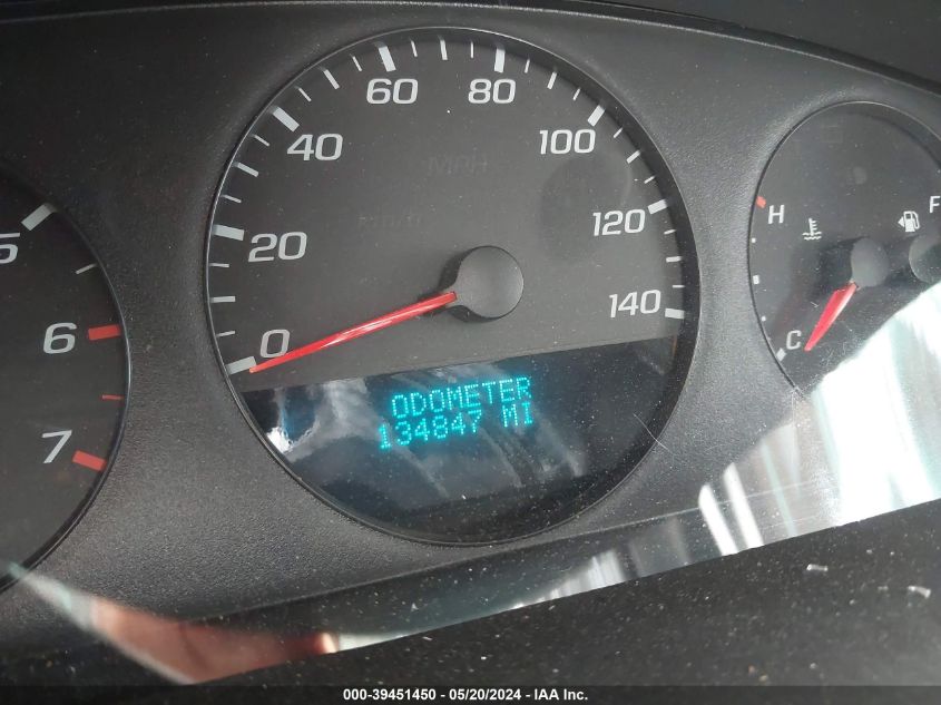 2010 Chevrolet Impala Police VIN: 2G1WD5EM1A1251986 Lot: 39451450