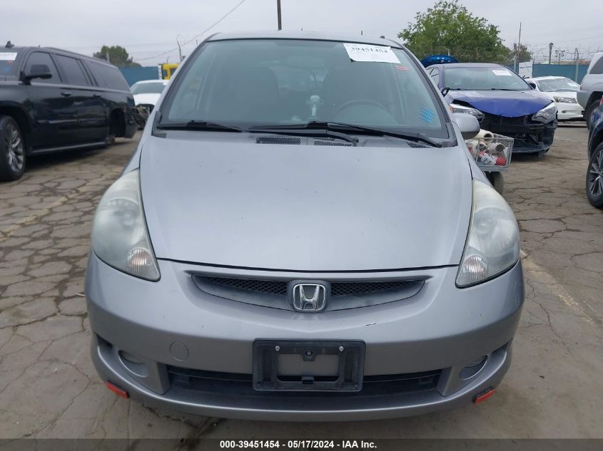 2008 Honda Fit Sport VIN: JHMGD38688S001702 Lot: 39451454