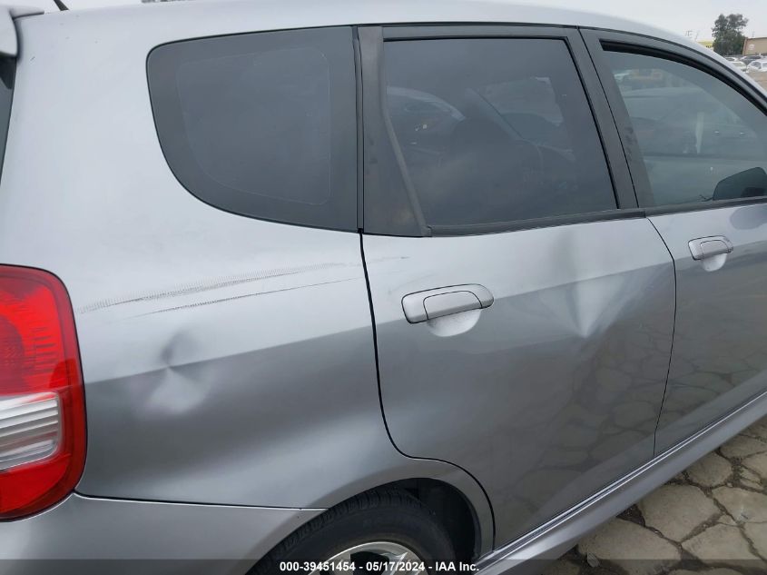 2008 Honda Fit Sport VIN: JHMGD38688S001702 Lot: 39451454