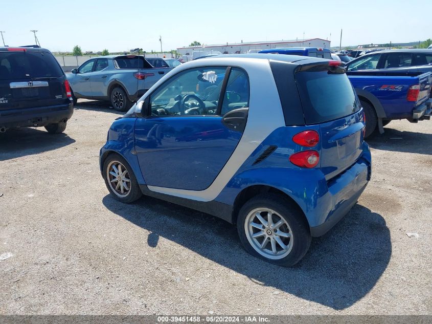 2009 Smart Fortwo Brabus/Passion/Pure VIN: WMEEJ31X49K266110 Lot: 39451458