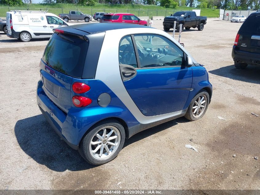 2009 Smart Fortwo Brabus/Passion/Pure VIN: WMEEJ31X49K266110 Lot: 39451458