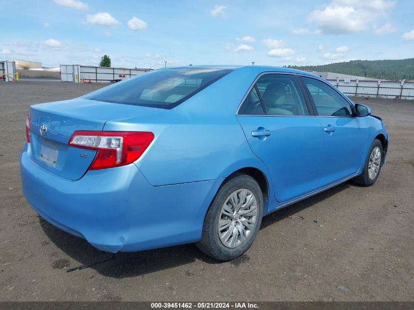 2012 Toyota Camry Le VIN: 4T1BF1FK0CU594314 Lot: 39451462